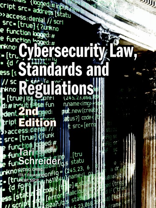 Cover image for Cybersecurity Law, Standards and Regulations